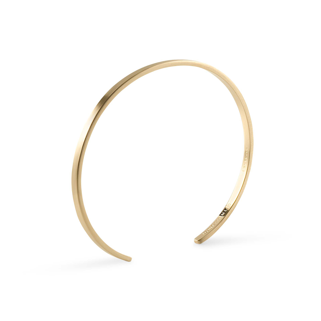 7g Brushed Silver Ribbon Bracelet | le gramme
